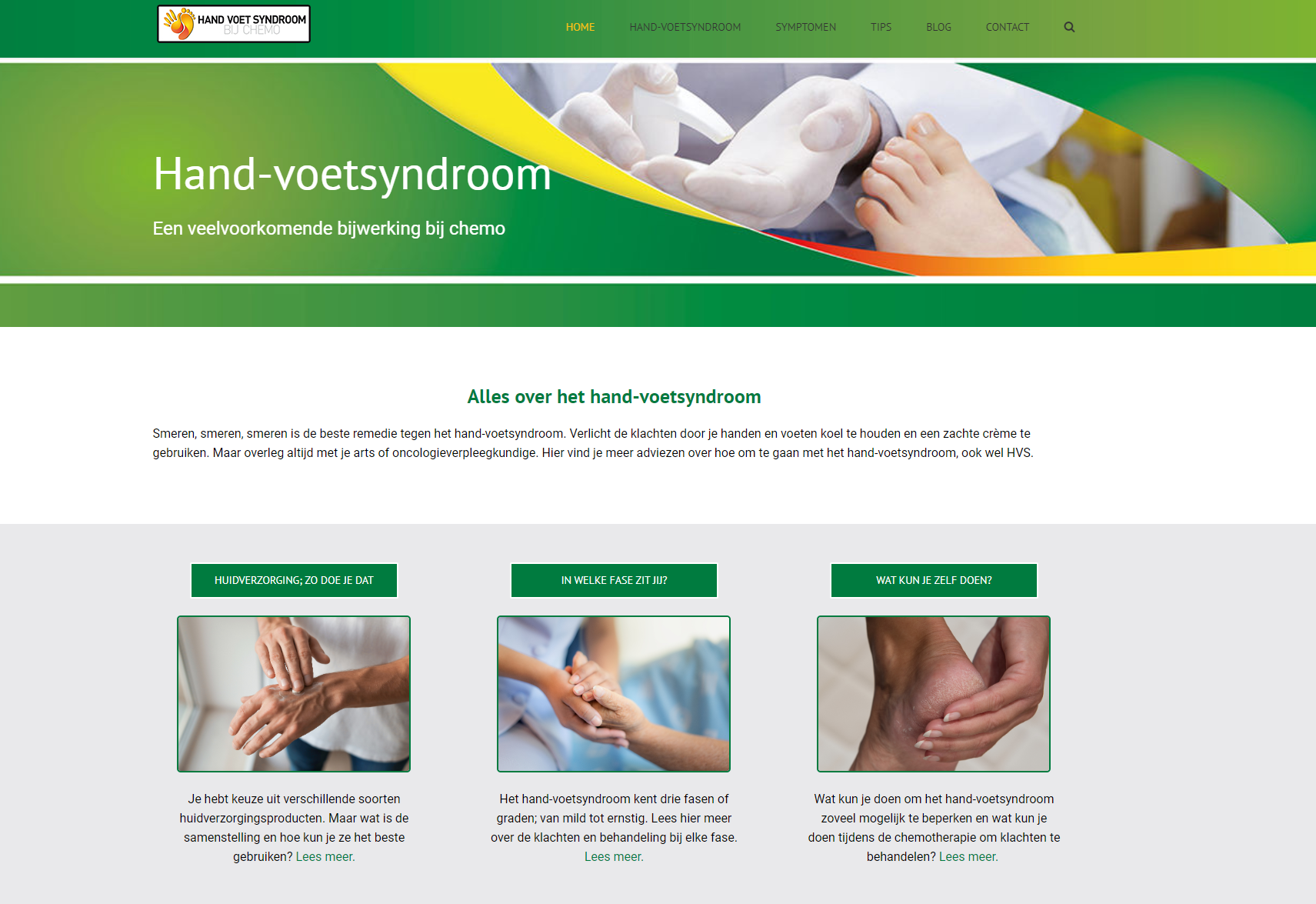 Home Handfoot Syndrome a common side effect of chemotherapy